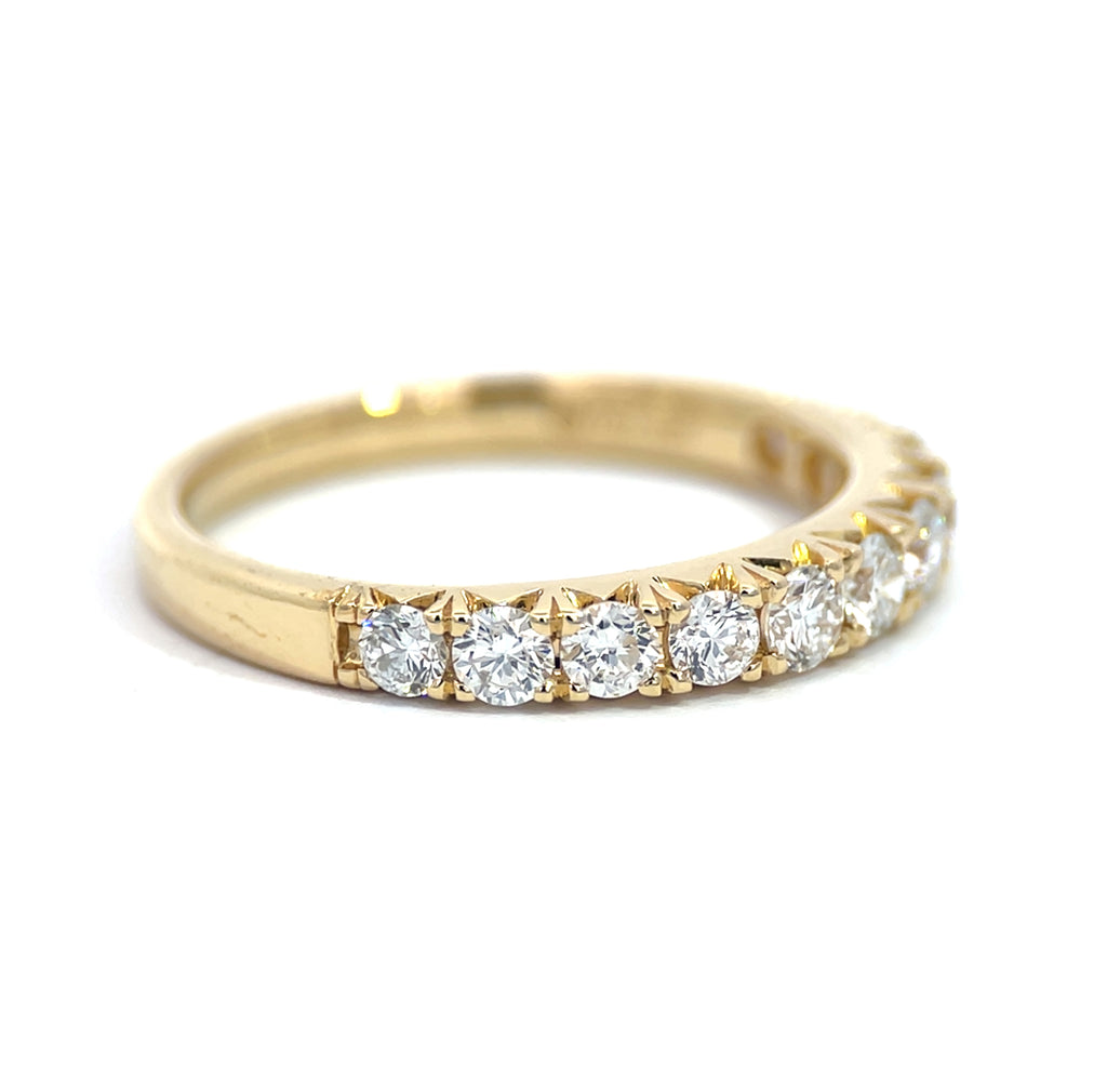 18K Yellow Gold Diamond Band