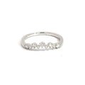18K White Gold Anniversary Band