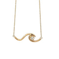 14K Yellow Gold Tidal Wave