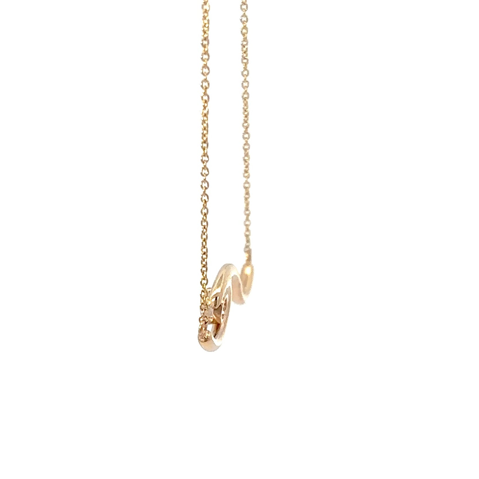 14K Yellow Gold Tidal Wave