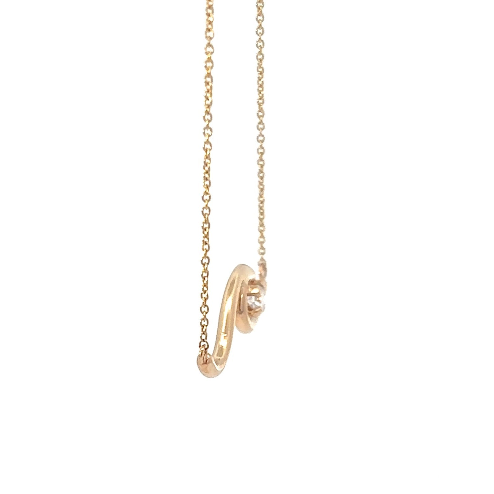 14K Yellow Gold Tidal Wave
