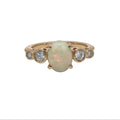 14K Yellow Gold Opal Ring